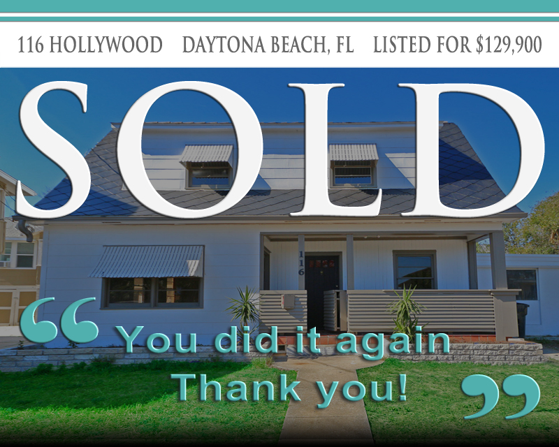 116 S Hollywood Surfside Historic District Home in Daytona Beach - SOLD - TheLUXEGroup